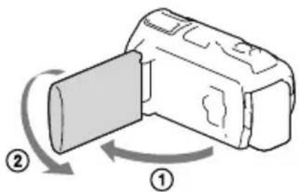 SONY Handycam HDRPJ740VEB - Opnemen in Spiegelstand - 1
