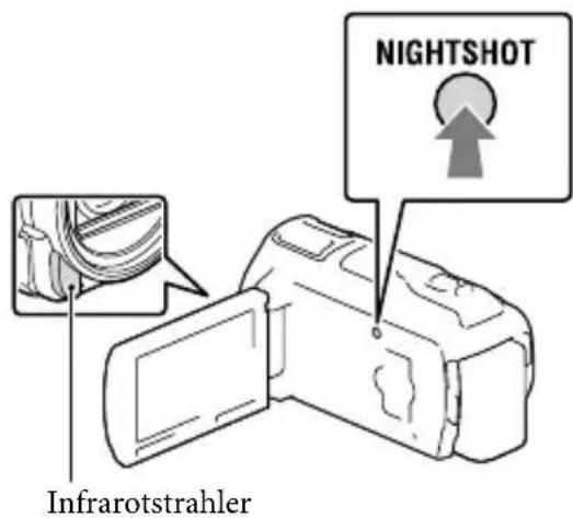 SONY Handycam HDRPJ740VEB - Aufnehmen in einer dunklen Umgebung (NightShot) - 1