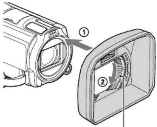 SONY Handycam HDRPJ740VEB - Eléments et commandes - 7