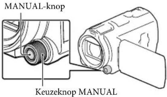 SONY Handycam HDRPJ740VEB - De beeldinstellingen zelf met de hand regelen met de keuzeknop MANUAL - 1