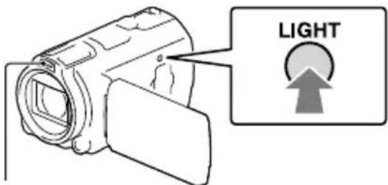 SONY Handycam HDRPJ740VEB - Films opnemen op plaatsen met weinig licht (Videolamp) - 1