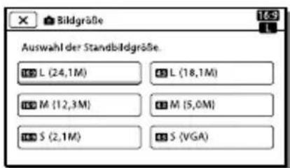 SONY Handycam HDRPJ740VEB - Ändern der Bildqualität von Fotos - 1