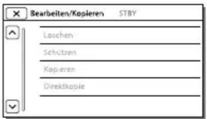 SONY Handycam HDRPJ740VEB - Wenn eine Menüoption nicht ausgewählt werden kann - 1