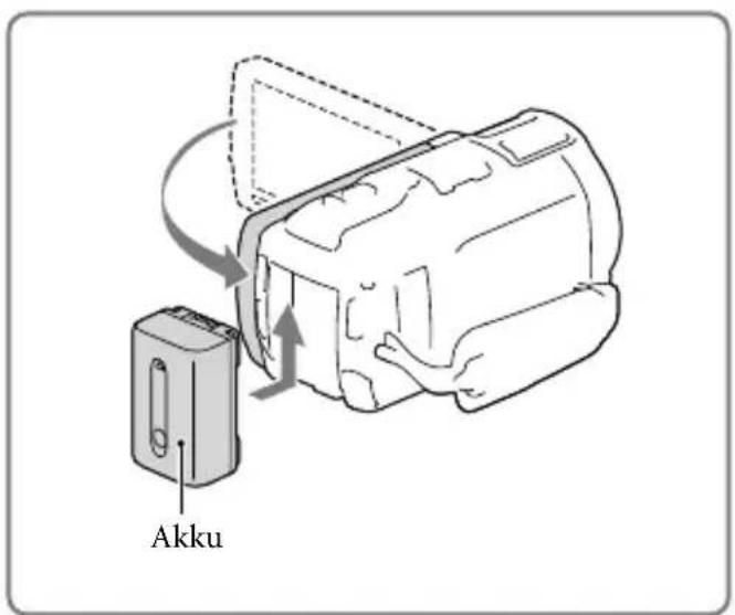 SONY Handycam HDRPJ740VEB - Laden des Akkus - 1