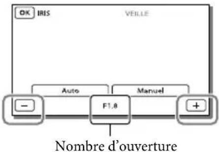 SONY Handycam HDRPJ740VEB - Utilisation des fonctions de réglage manuel - 1