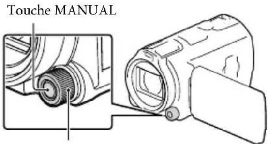 SONY Handycam HDRPJ740VEB - Contrôle manuel des réglages de l'image avec la molette MANUAL - 1