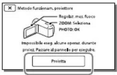 SONY Handycam HDRPJ740VEB - Uso del proiettore incorporato (HDR- - 3