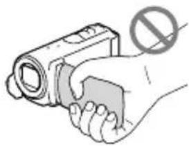 SONY Handycam HDRCX190EB - LCD-schem Accu - 1