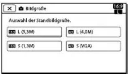 SONY Handycam HDRCX190EB - Ändern der Bildqualität von Fotos - 1