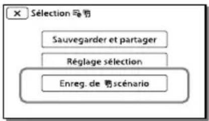 SONY Handycam HDRCX190EB - Sauvegarde de la Lecture de la selection en qualité d'image HD (Enreg. de scenario) - 1