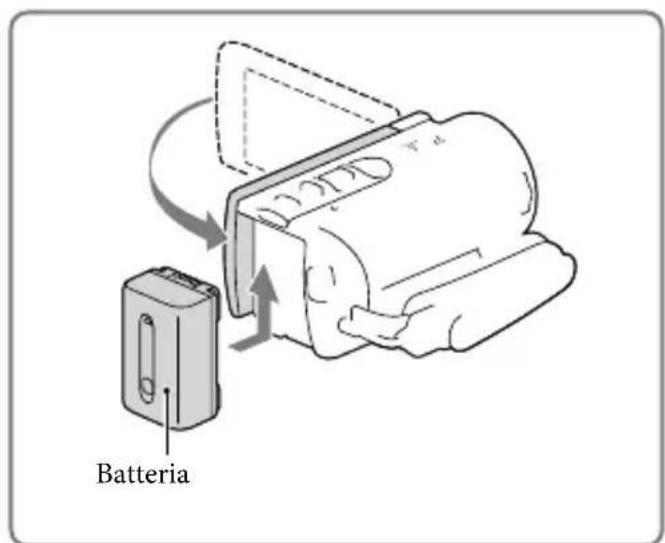 SONY Handycam HDRCX190EB - Carica della batteria - 1