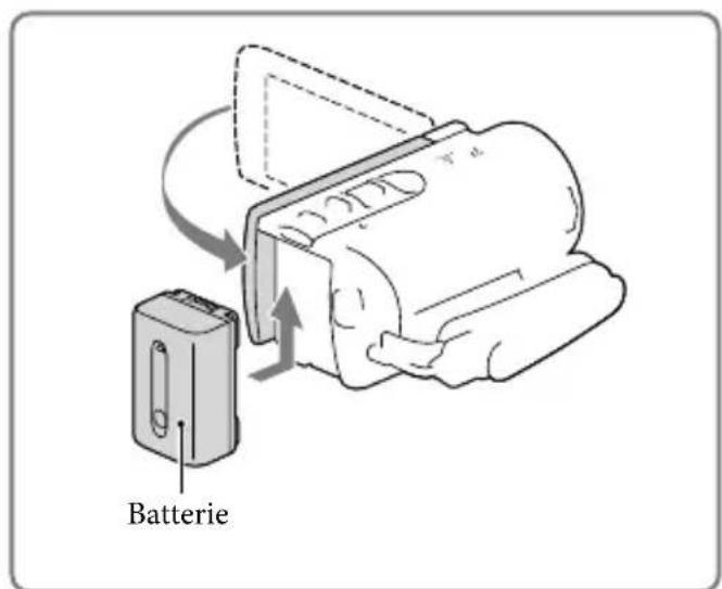 SONY Handycam HDRCX190EB - Charger la batterie - 1