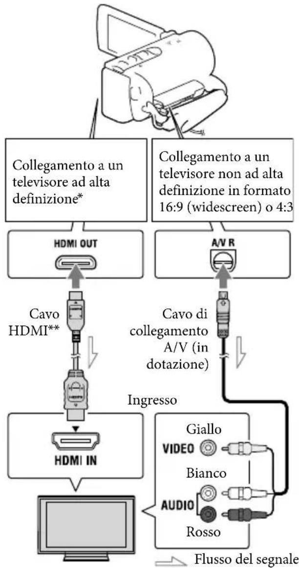 SONY Handycam HDRCX190EB - Riproroduzione di immagini su un televisore - 1