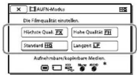 SONY Handycam HDRCX190EB - Aufnehmen von Bildern mit der ausgewählten Bildqualität - 2