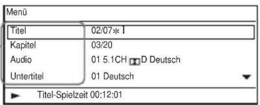 SONY DVPFX780B - Drücken Sie während der DVD-Wiedergabe auf DISPLAY. - 1