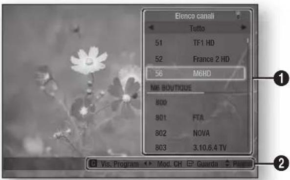 SAMSUNG STBE7900 - Elenco canali - 1