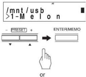 SHERWOOD RD606i - When selecting "USB" - 1