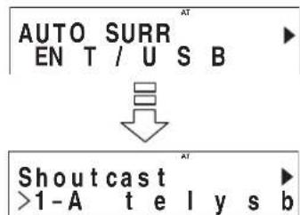 SHERWOOD RD606i - Select the "NET/USB" as an input source. - 2