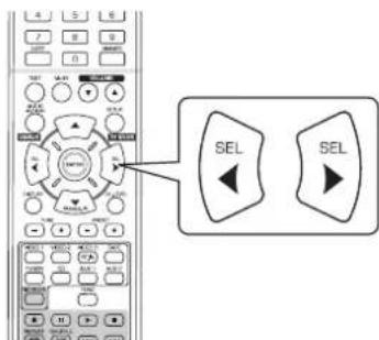SHERWOOD RD606i - When selecting the SPEAKER CONFIGURATION - 3