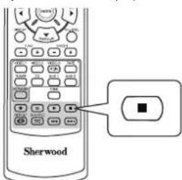 SHERWOOD RD606i - To stop playback - 1