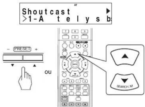 SHERWOOD RD606i - Selection de "Now Playing" (lecture en cours) - 1