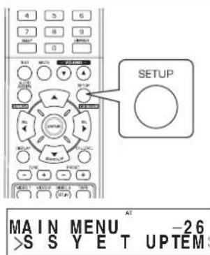 SHERWOOD RD606i - System Setup - 1