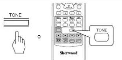 SHERWOOD RD606i - Entre en modo tono. - 1