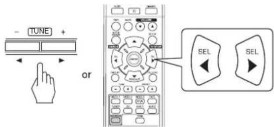 SHERWOOD RD606i - When adjusting the sound parameters - 3