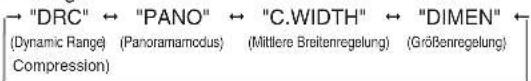 SHERWOOD RD6506 - Mit den NAVIGATIONSTASTEN AUFWÄRTS (▲) /ABWÄRTS (▼) wählen Sie den gewünschten Parameter. - 2