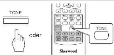 SHERWOOD RD6506 - Rufen Sie den Klangmodus auf. - 1