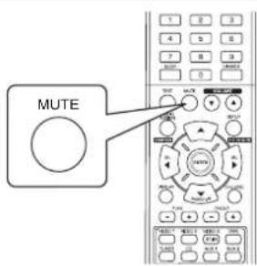 SHERWOOD RD6506 - To mute the sound. - 1