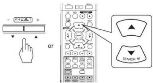 SHERWOOD RD6506 - When adjusting the sound parameters - 2