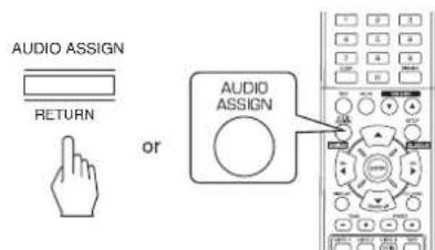 SHERWOOD RD6506 - Select the digital or the analog input connected as desired. - 1