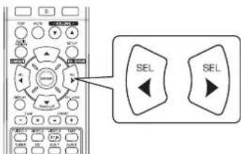 SHERWOOD RD6506 - Mit CURSOR LINKS (◀) / RECHTS (▶) stellen Sie den gewählten Parameter ein. - 1
