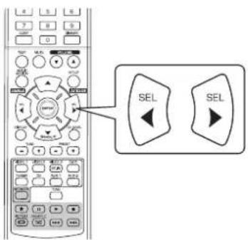 SHERWOOD RD6506 - Press the CURSOR LEFT(◀)/RIGHT(▶) buttons to set the selected item as desired - 1