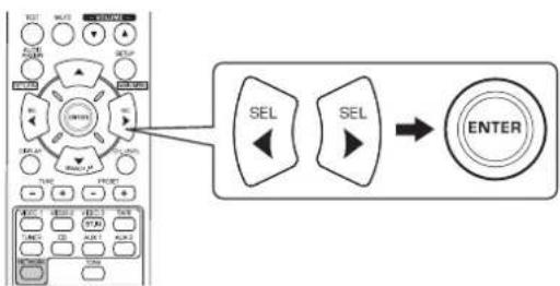 SHERWOOD RD6506 - Memorizing the adjusted channel levels - 3