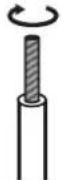 SHERWOOD RD6506 - ■Conectando los cables de los altavoces - 1