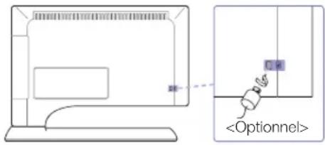 SAMSUNG SyncMaster T24B750EX - Verrou antivol Kensington - 1