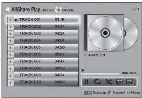 SAMSUNG HTE4500XU - Creazione di una playlist - 1