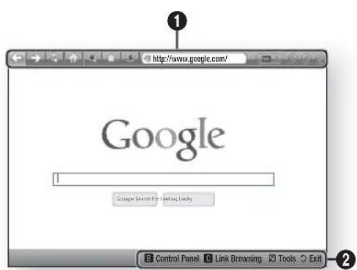SAMSUNG HTE4500XU - Panorama del browser Web - 1