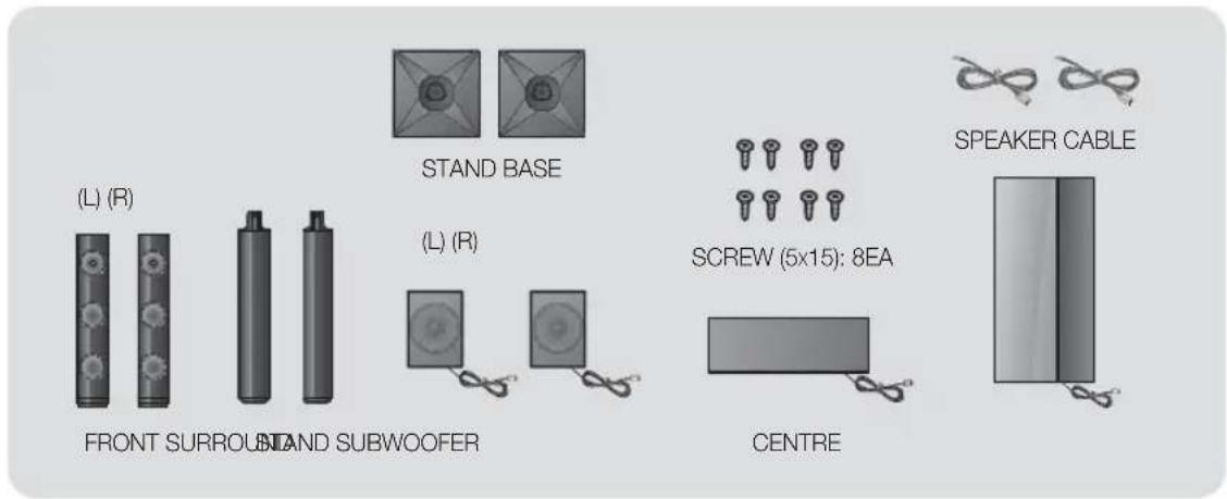 SAMSUNG HTE4500XU - Speaker Components - 2