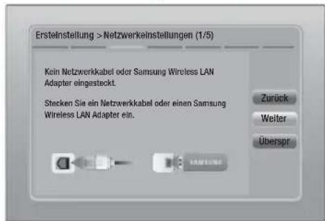 SAMSUNG HTE4500XU - Ersteinstellungen konfigurieren - 1