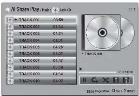 SAMSUNG HTE4500XU - Creating a Playlist - 1