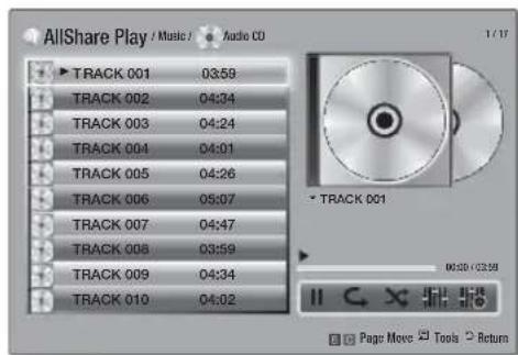 SAMSUNG HTE4500XU - Playing Commercial Audio Discs - 1