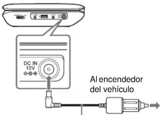 SONY DVPFX780W - Conecte el adaptador de batería del vehículo. - 1