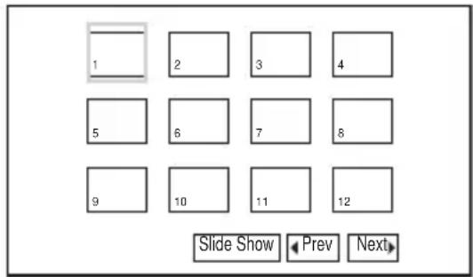 SONY DVPFX780W - To display the list of thumbnails - 1