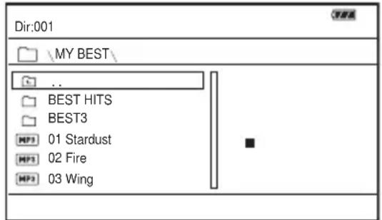 SONY DVPFX780W - Premere ↑/↓ per selezionare l'album, quindi premere ENTER. - 1