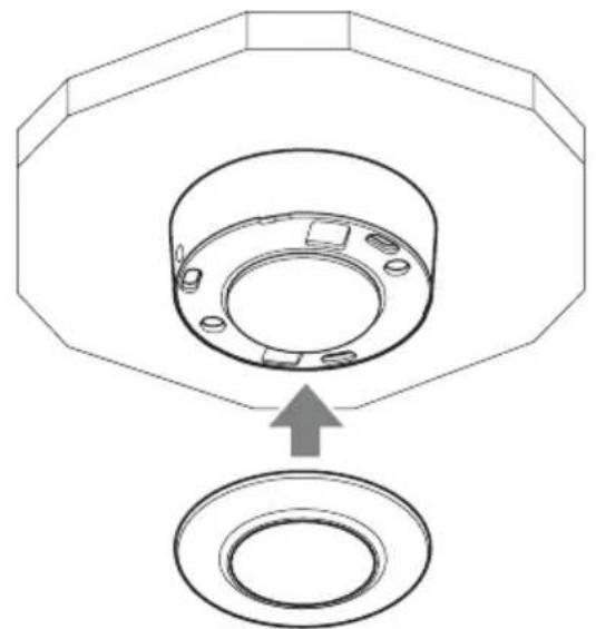 SONY SCAM30 - Bringen Sie die Abdeckung auf der Mikrofoneinheit an. - 1