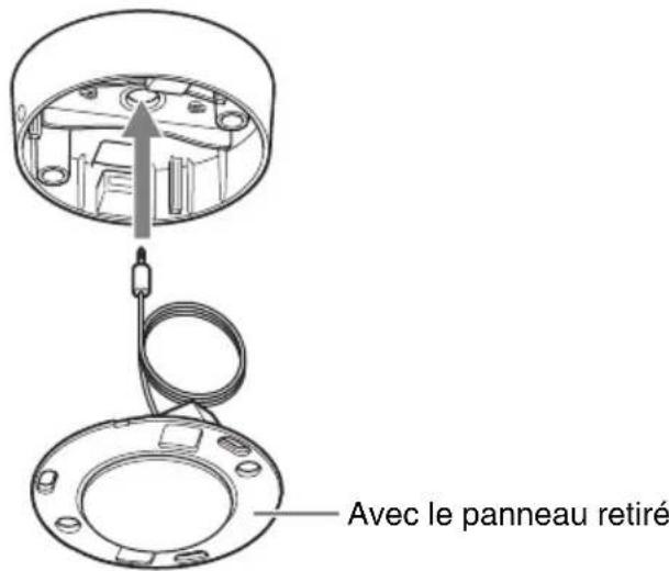 SONY SCAM30 - Insérez le microphone dans le support. - 1