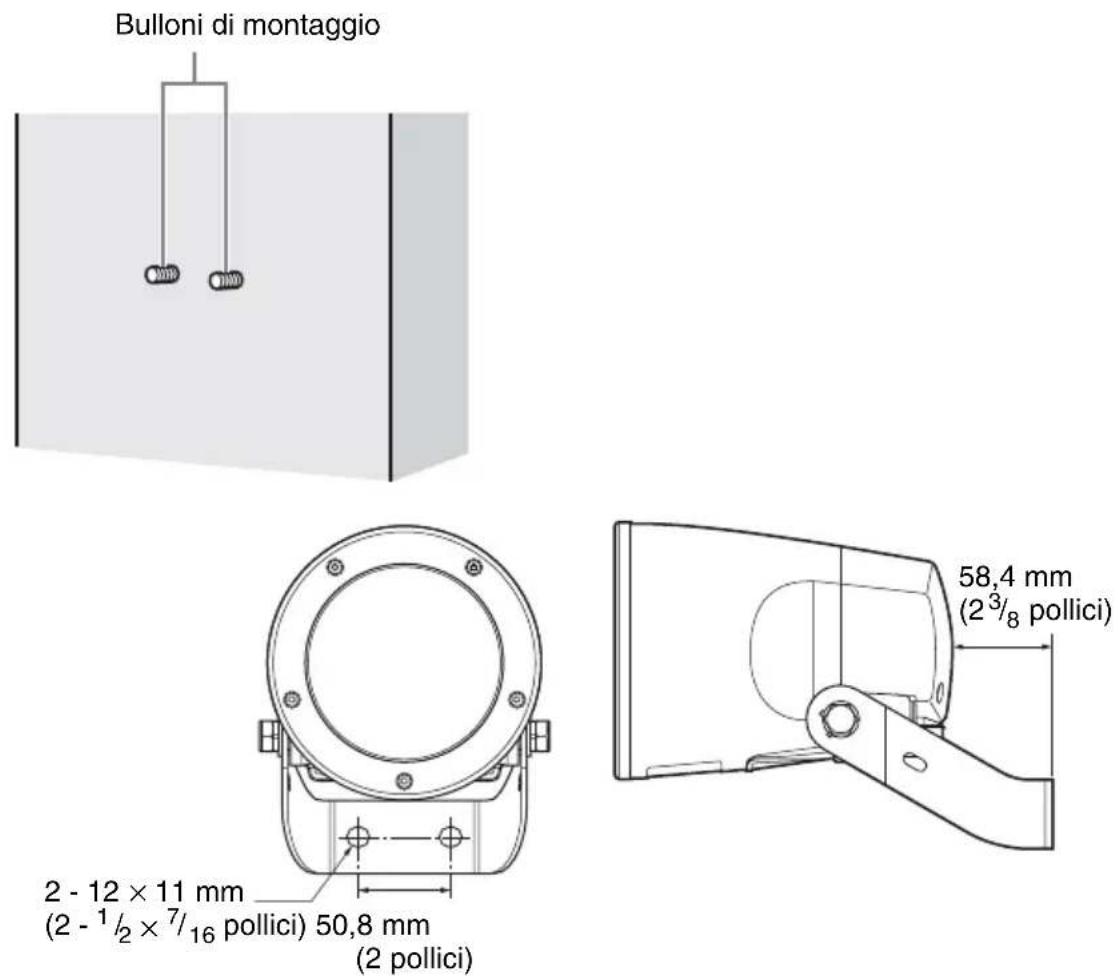 SONY SCAS30 - Fissare il diffusore alla parete. - 1